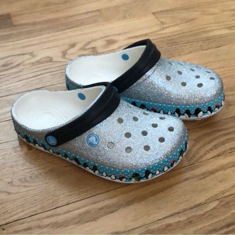 Penguin Christmas Crocs